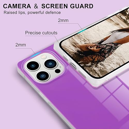 Miniatura 4 de Neon Series - Funda diseñada para iPhone 15 Pro Max de 6.7 pulgadas, bonito diseño retro brillante, a prueba de golpes, para mujeres y niñas nunca