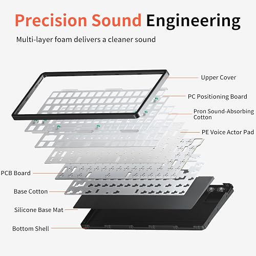 nuphy Air75 V3 clavier mécanique sans fil, Clavier aluminium Hot-Swap - 9