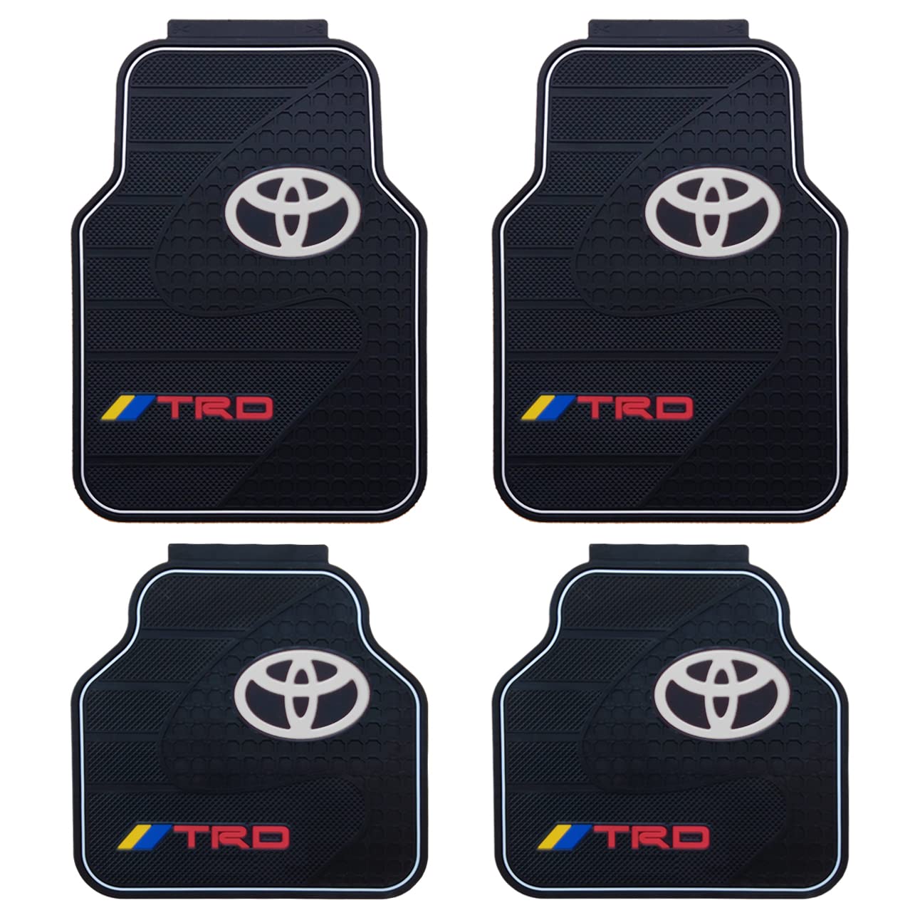 Amazon | トヨタ TRD 車用フロアマット 防水 防汚 3Dフロアマット (4枚 