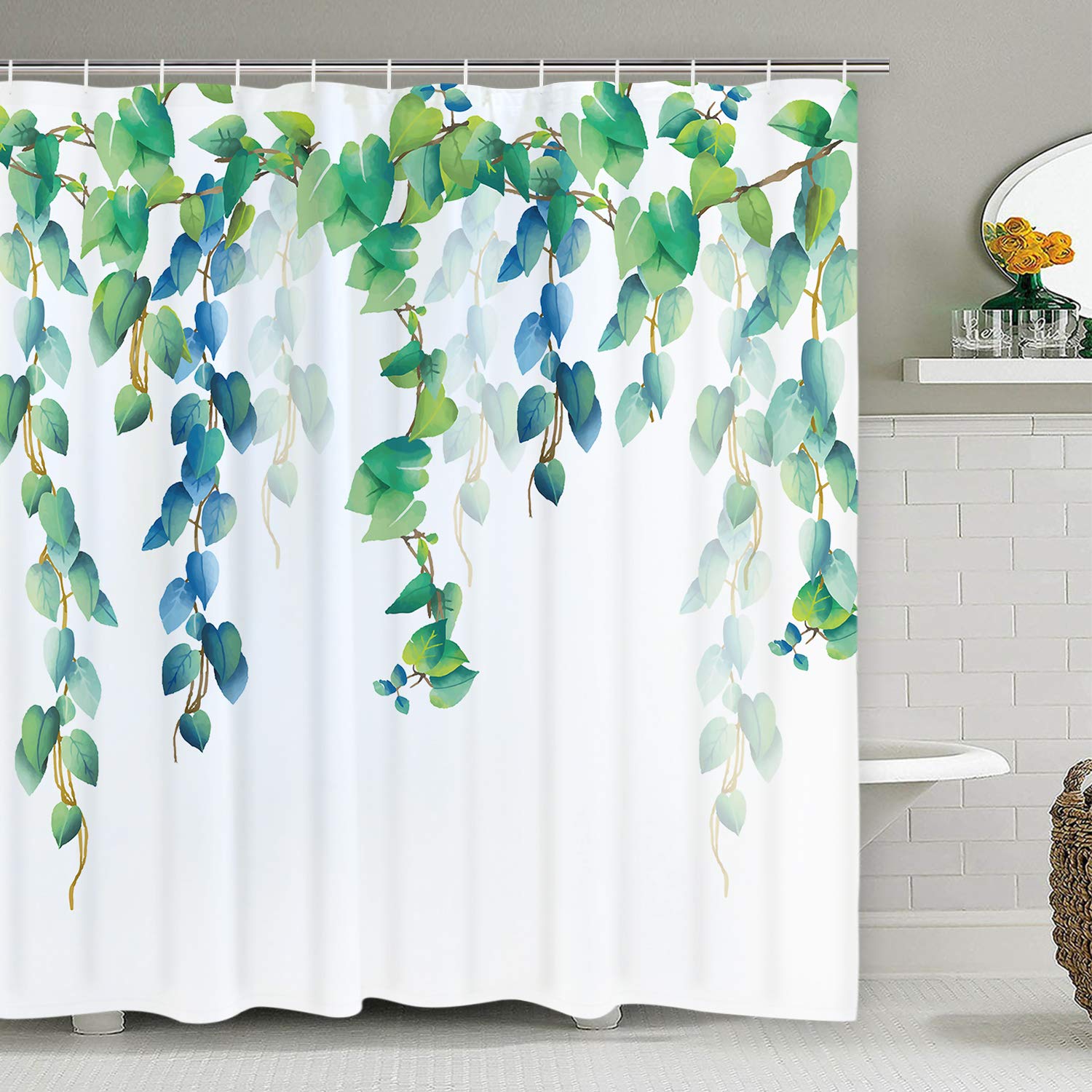 Leaf Shower Curtains Curtains & Drapes