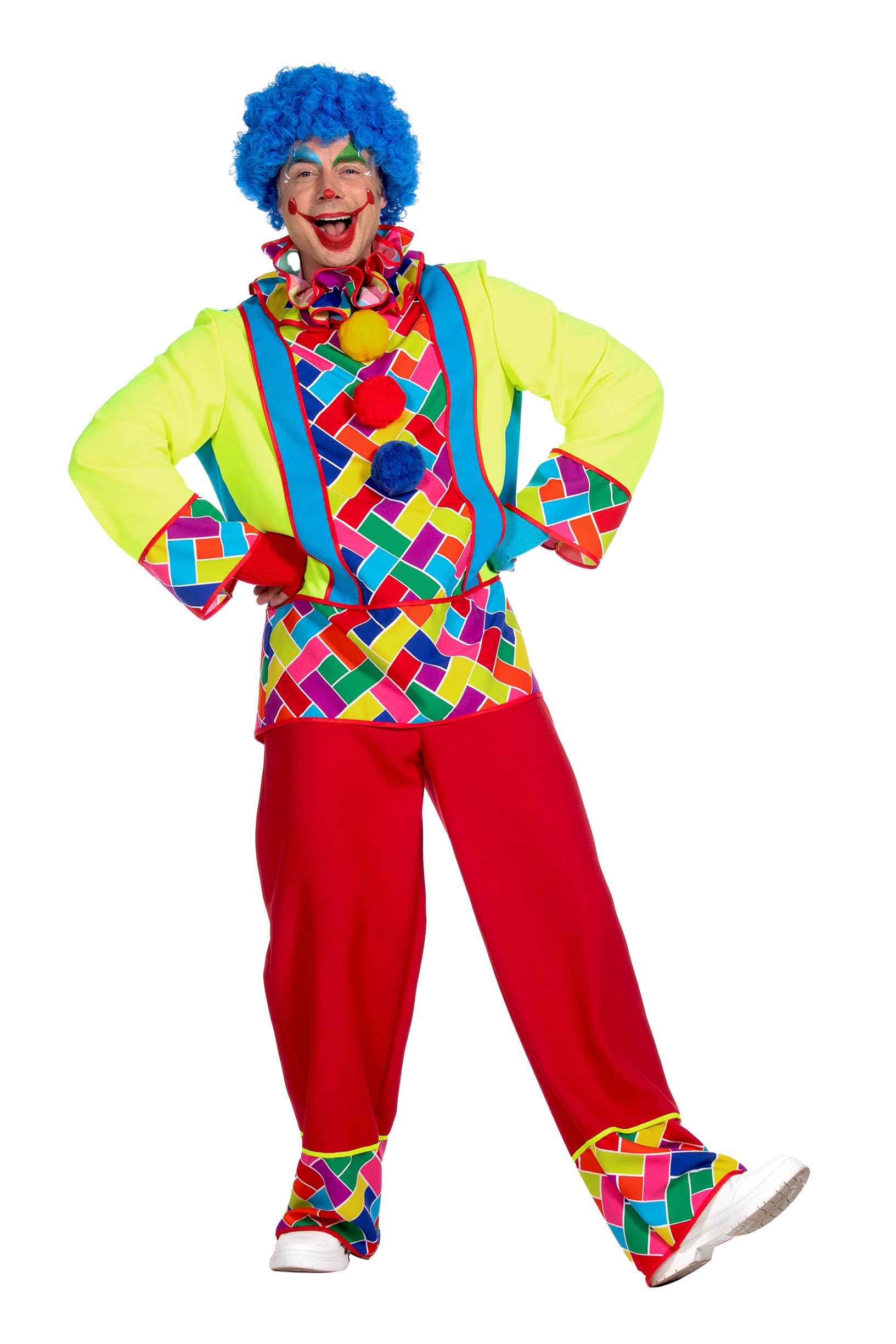 WILBERS & WILBERS 5235-54 Men's Clown Costume, Multicoloured, M