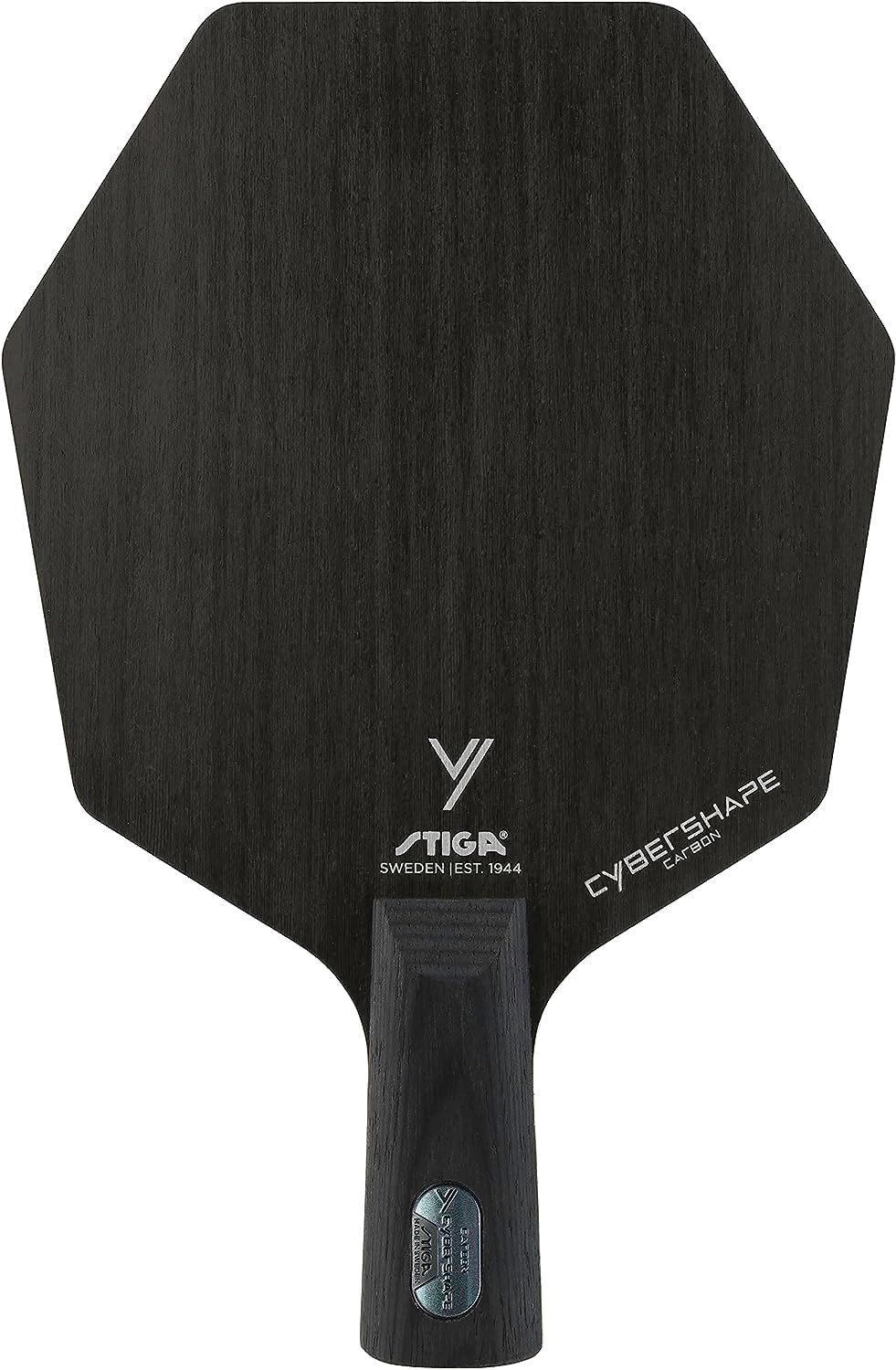 STIGA Cybershape Carbon Table Tennis Blade | Ping Pong Paddle - Unique Design for Larger Hitting Area & Increased Control - Competition Approved