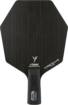 Stiga Cybershape Carbon Table Tennis Blade | Ping Pong Paddle - Unique Design for Larger Hitting Area & Increased Control - Competition Approved