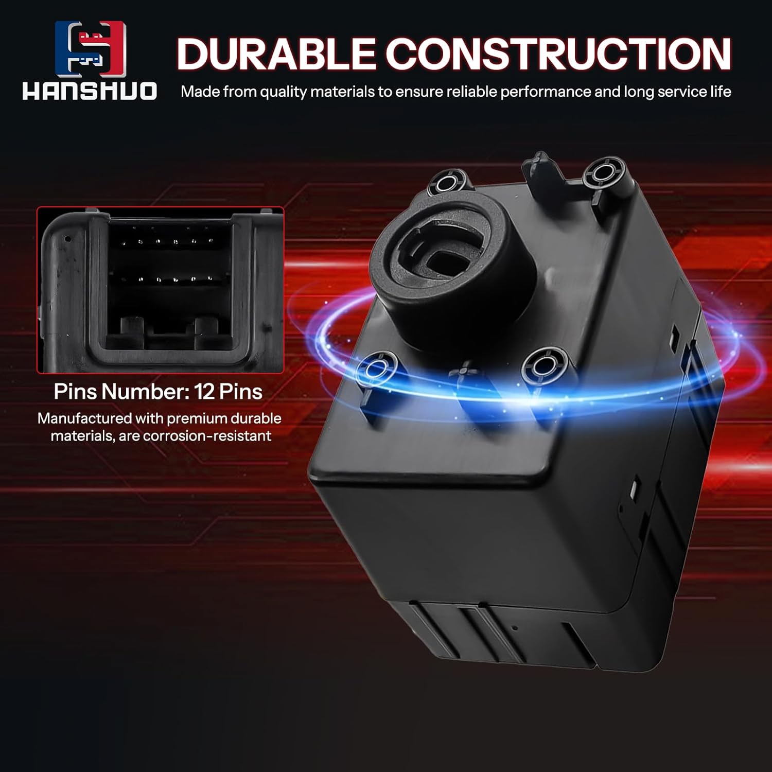 Wireless Ignition Module Switch with 2Pcs Key Fob Remote 68292755AB for 2008-2010 Dodge Charger Challenger Chrysler 300, Switch Node Module Replace