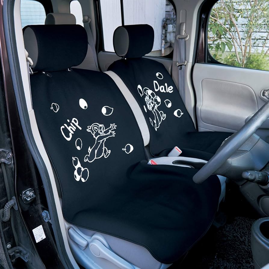 車用　シートエプロン　シートカバー　ハンドメイド MEIKO シートカバー 汎用 前席 メッシュ カーシートカバー