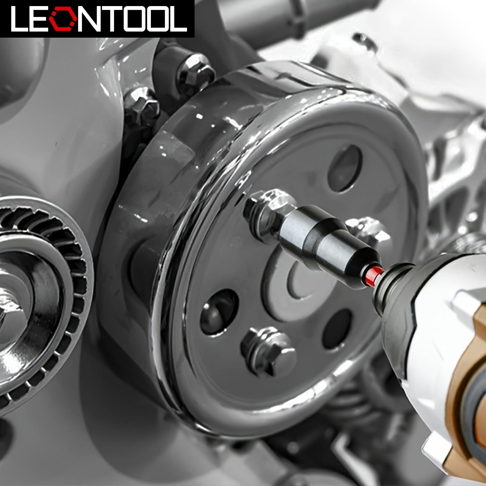 Libraton 21PCS Magnetic Nut Driver Set, Impact Drill Driver Bit Set 1/4", Metric And SAE Nut Driver, Impact Socket Adapters, Bit Holder, Quick-Release Extensions With Storage Bag