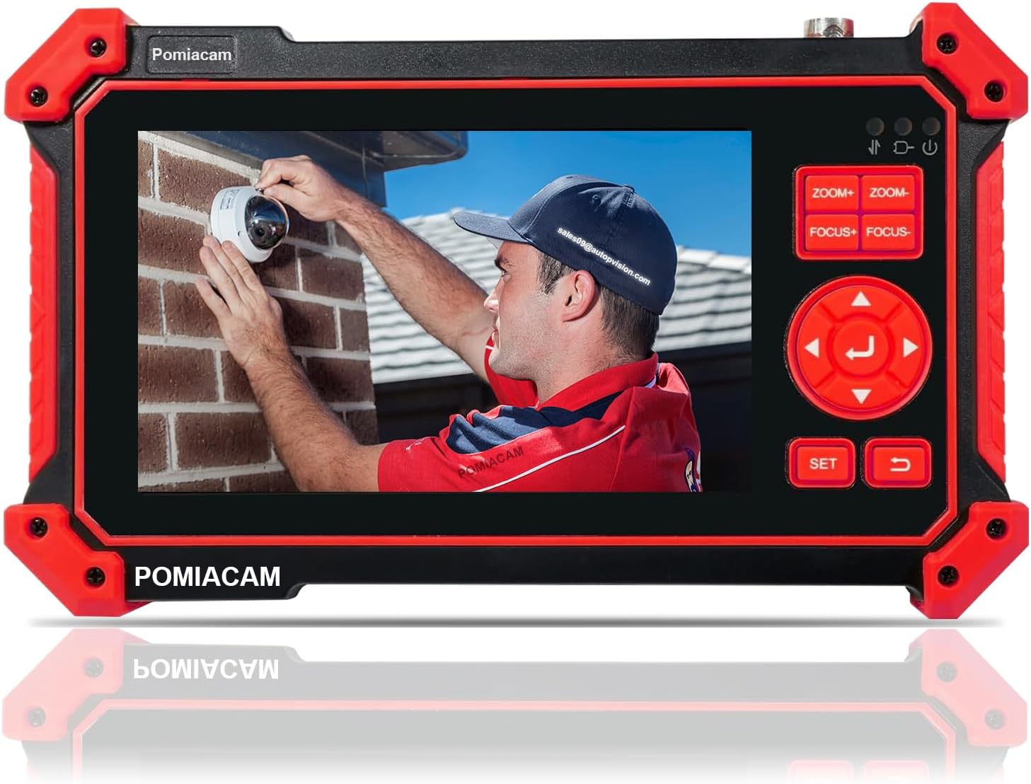 CCTV Camera Tester HD-2950, 8MP TVI CVI AHD CVBS Analog Camera Tester 5 inch TFT-LCD Screen UTP Cable Test HDMI & VGA Input RS485 PTZ Control Audio Test 12V Power Output