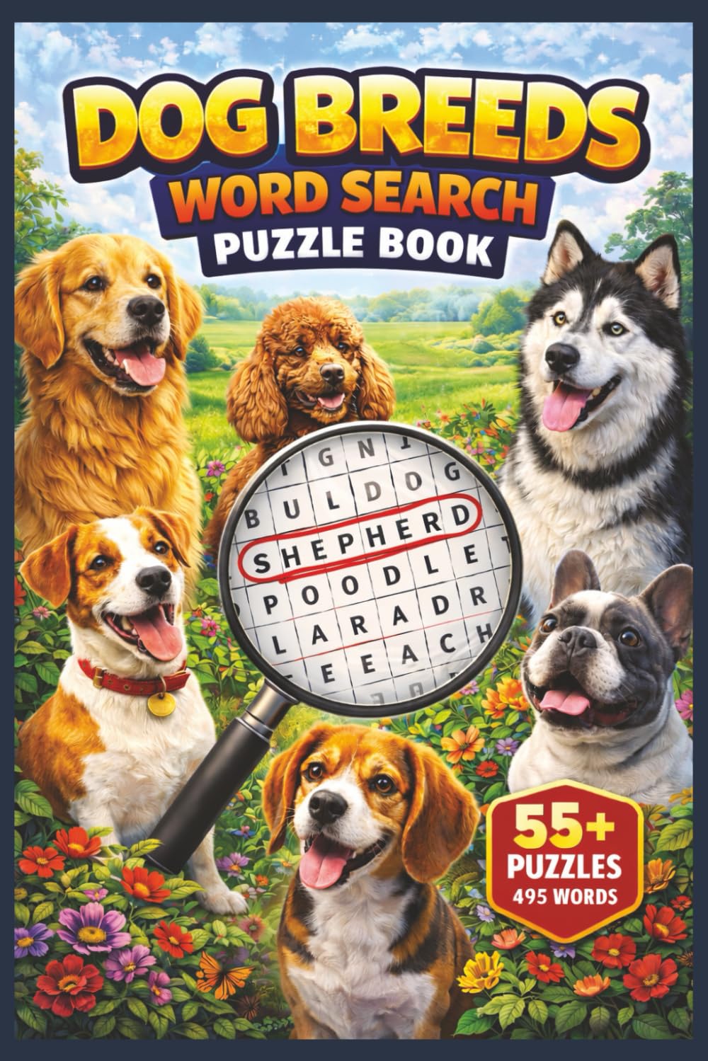 Dog Breeds Word Search Puzzle Book: A Carefully Curated Collection Of Word Search Puzzles Featuring 245 Different Dog Breed Names