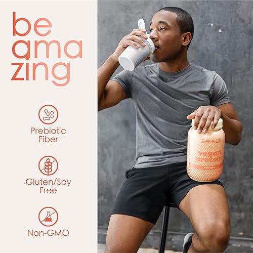 Miniatura 7 de BEAM be Amazing - Paquete de mezcla de polvo  Super verde con enzimas digestivas, limonada rosa  Pre-entrenamiento con cafeína totalmente natural,