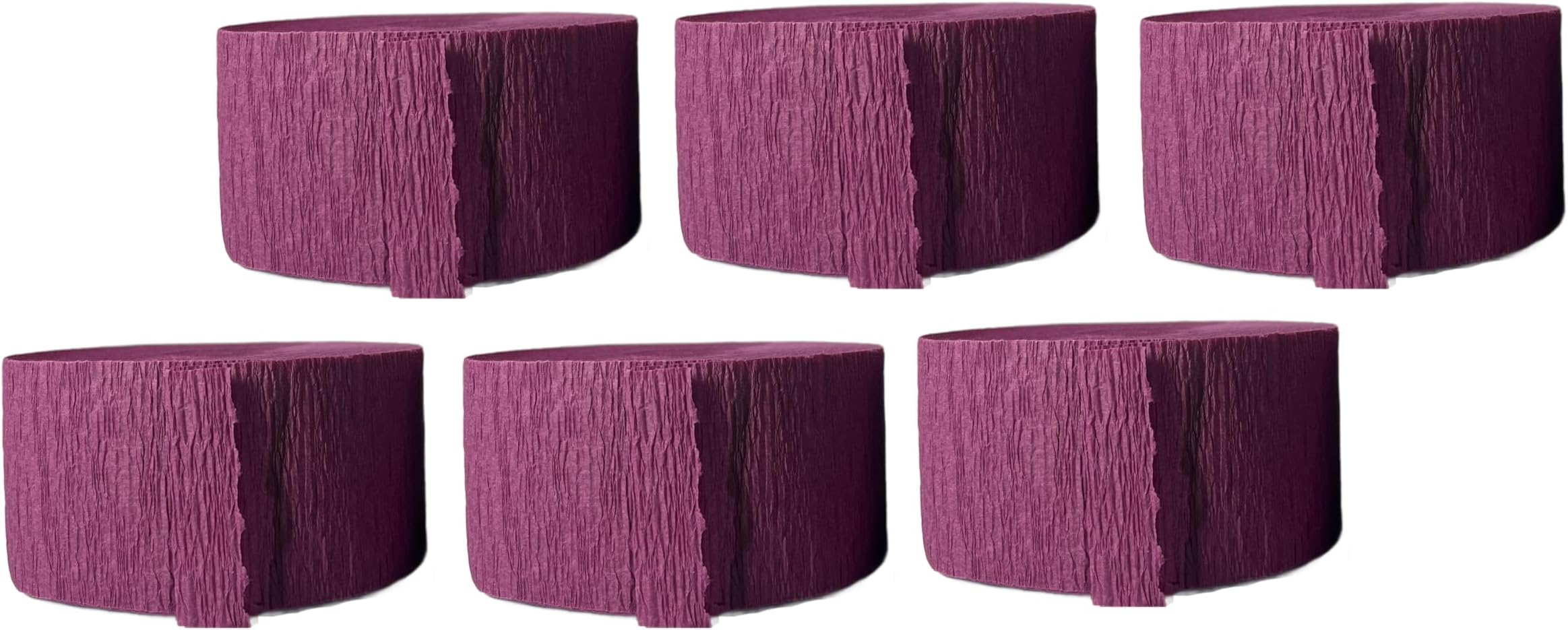 4 ROLLS Crepe Paper Streamers 290 ft TotalMade in USA