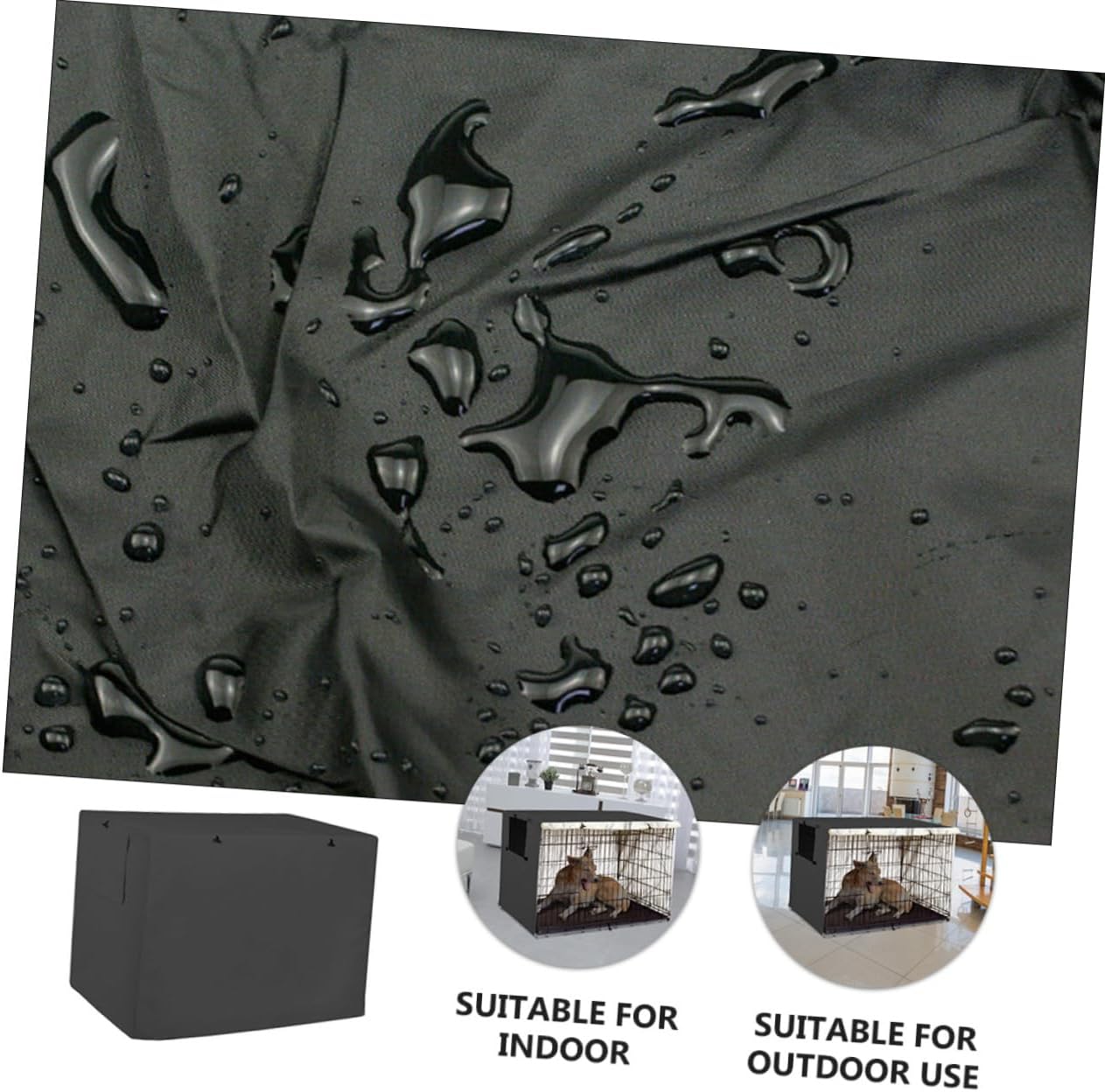 Dogs Crate Protective Cover Privacy Dog Cage Cover for Distraction Sleep Ventilated Design for Use