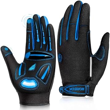 Cycling Gloves Men Women,Touchscreen Full Finger Mountain Bike Gloves