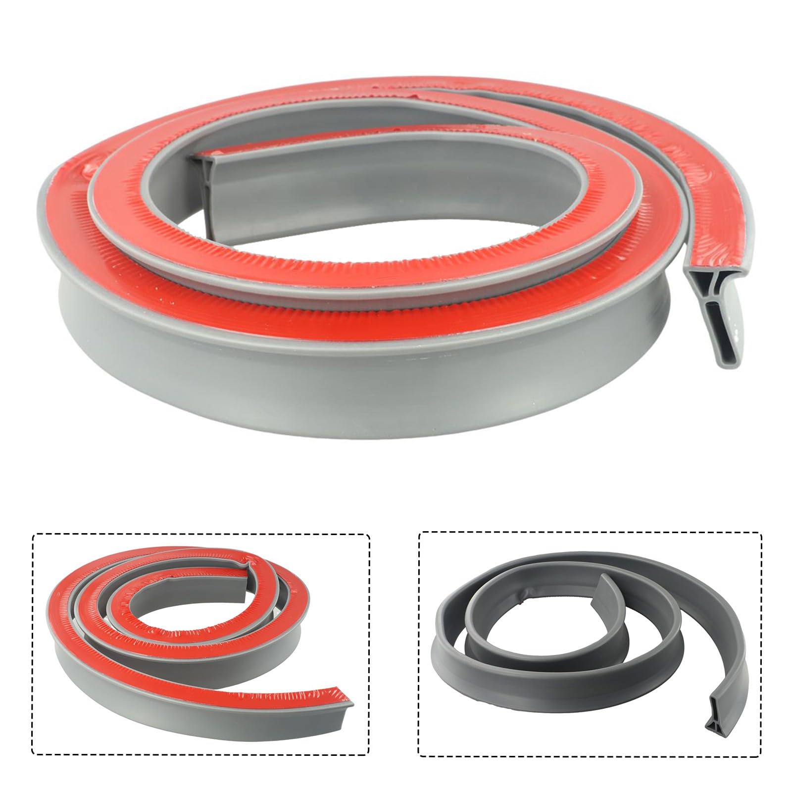 Junta de goma impermeable para ducha 50-300 cm