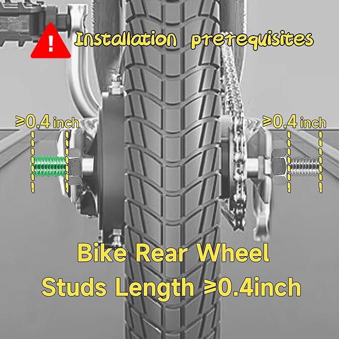Ruedas de Entrenamiento PRUNUS para Bicicletas 14-20 Pulgadas miniatura 2