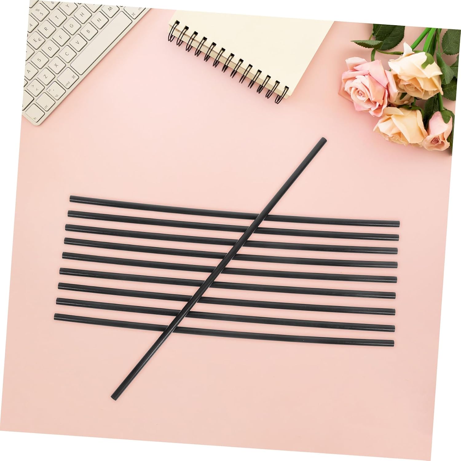 10PCS Pom Rods Polyoxymethylene Crafting Rods for DIY Projects Model Making and More Versatile Plastic Dowels for Drilling Sawing and Turning