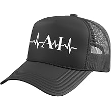 Artificial Intelligence with Heartbeat AI and AI Trucker Hat with Adjustable Mesh Back