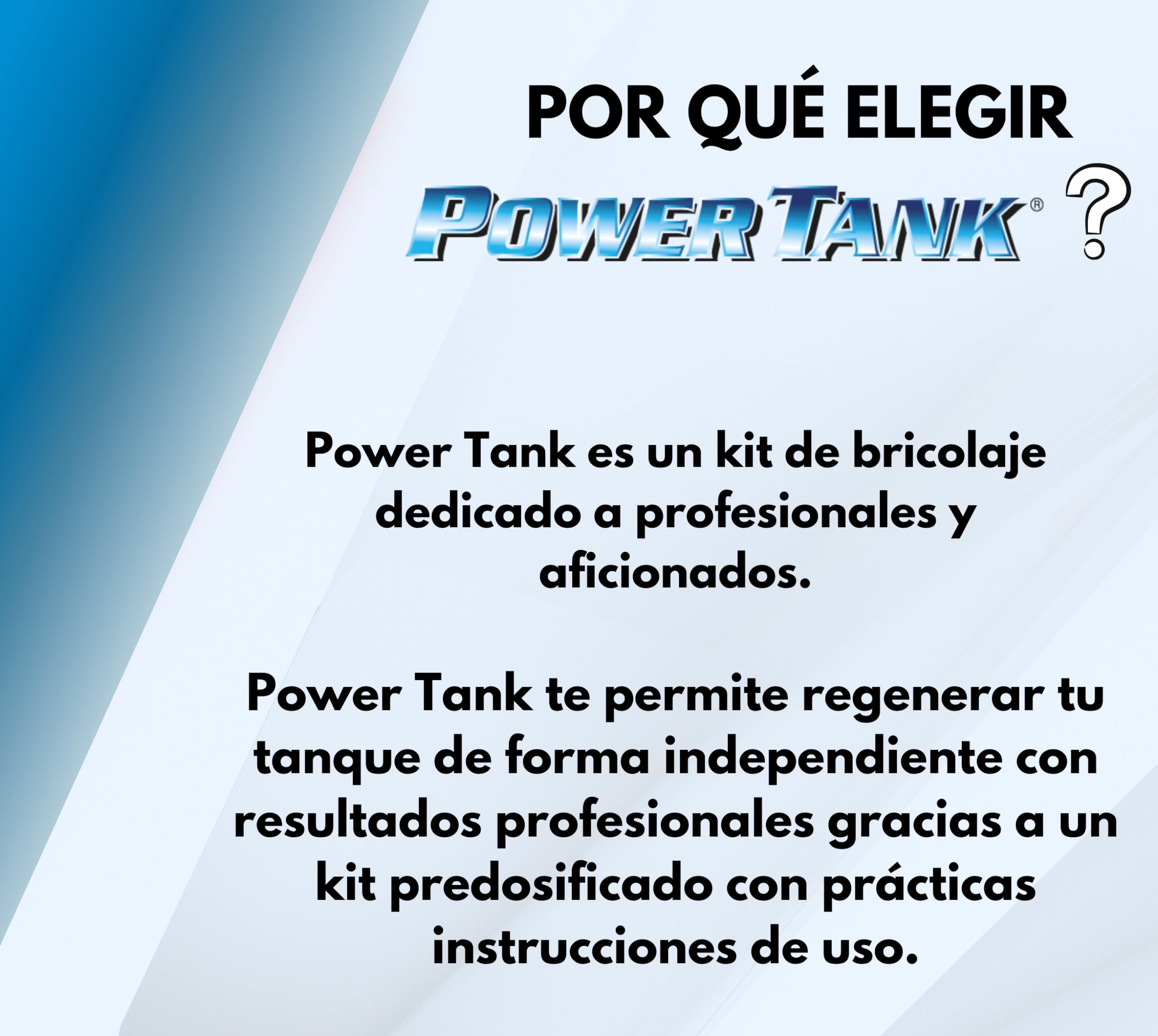 POWER TANK BLANCO CERAMICO - Tratamiento Tanque Deposito Moto (20/25 LT) Kit Mediano 700 g para Interior Tanque Elimina Óxido Repara Protege Tanques Oxidados de Autos Vespa Época con Antioxidante