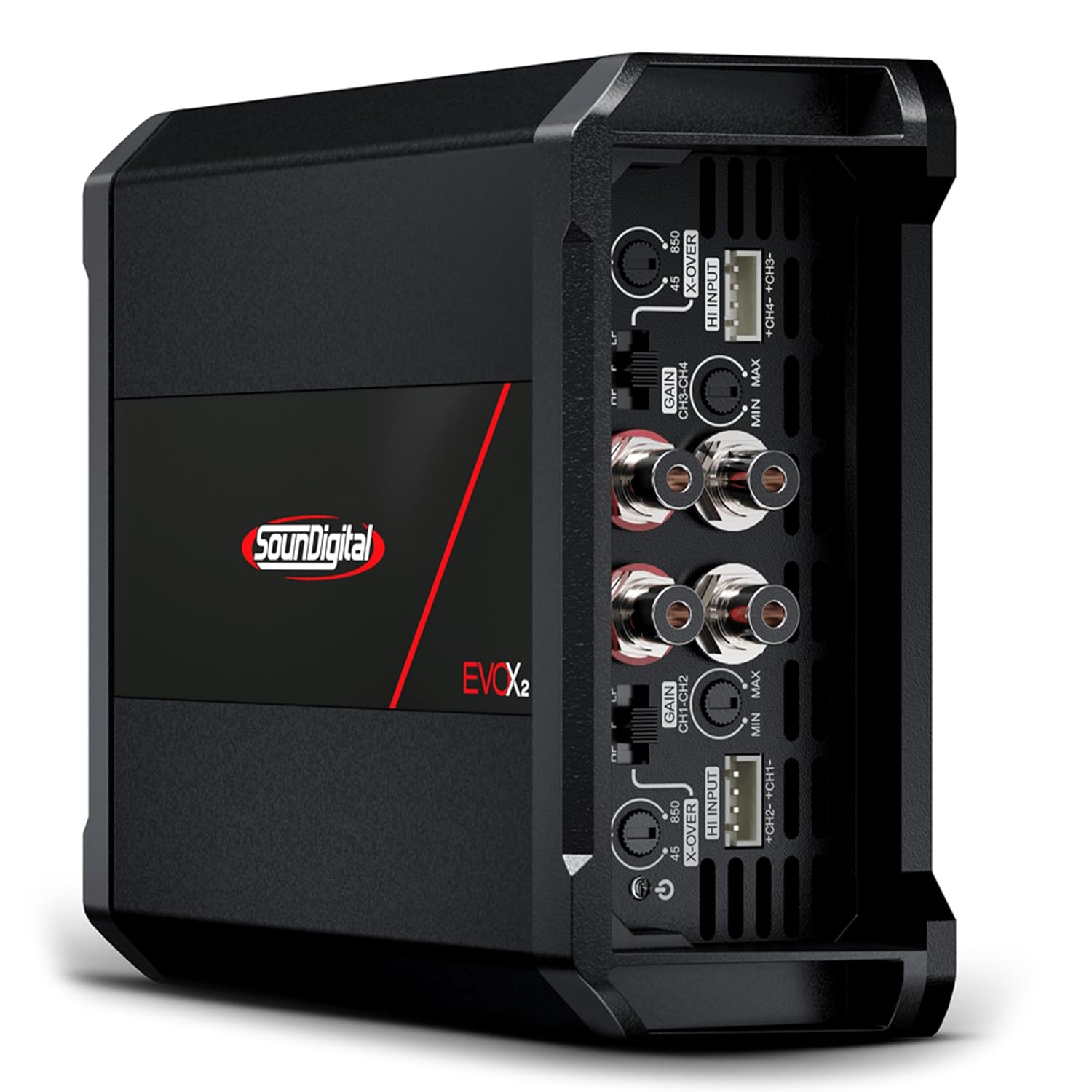SounDigital EVOX2 1200.4-2 Ohm 4-Channel 1200W RMS Bridged Power Car Amplifier