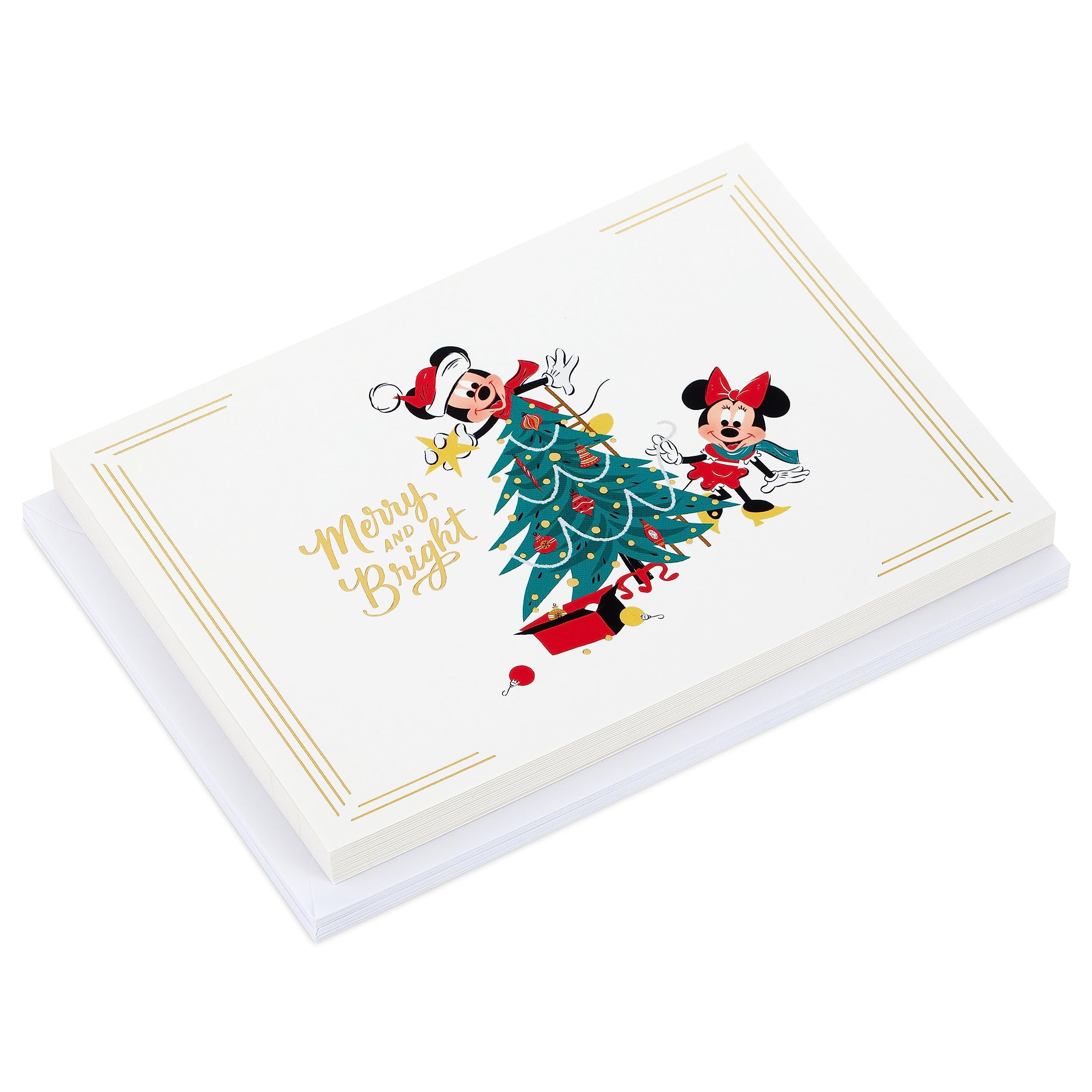 Hallmark Disney Mickey Mouse Christmas Cards (16 Cards and