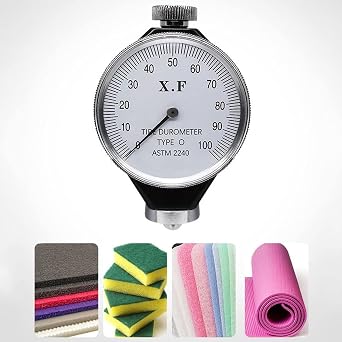 Rubber Hardness Tester, Shore Type A/O/D Rubber Tire Durometer Tester Hardness Tester 0-100 Ha (O Type)