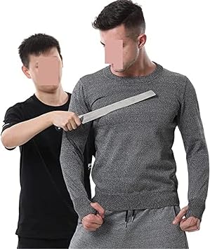 Cut Resistant Gloves Self Defense Anti-stab Anti Cut Clothing Anti Blade T-shirts Tactical Men Stab Resistant Bodyguard Shirt Police Businessmen Tops Safety Kitchen Cuts Gloves,Grey,S