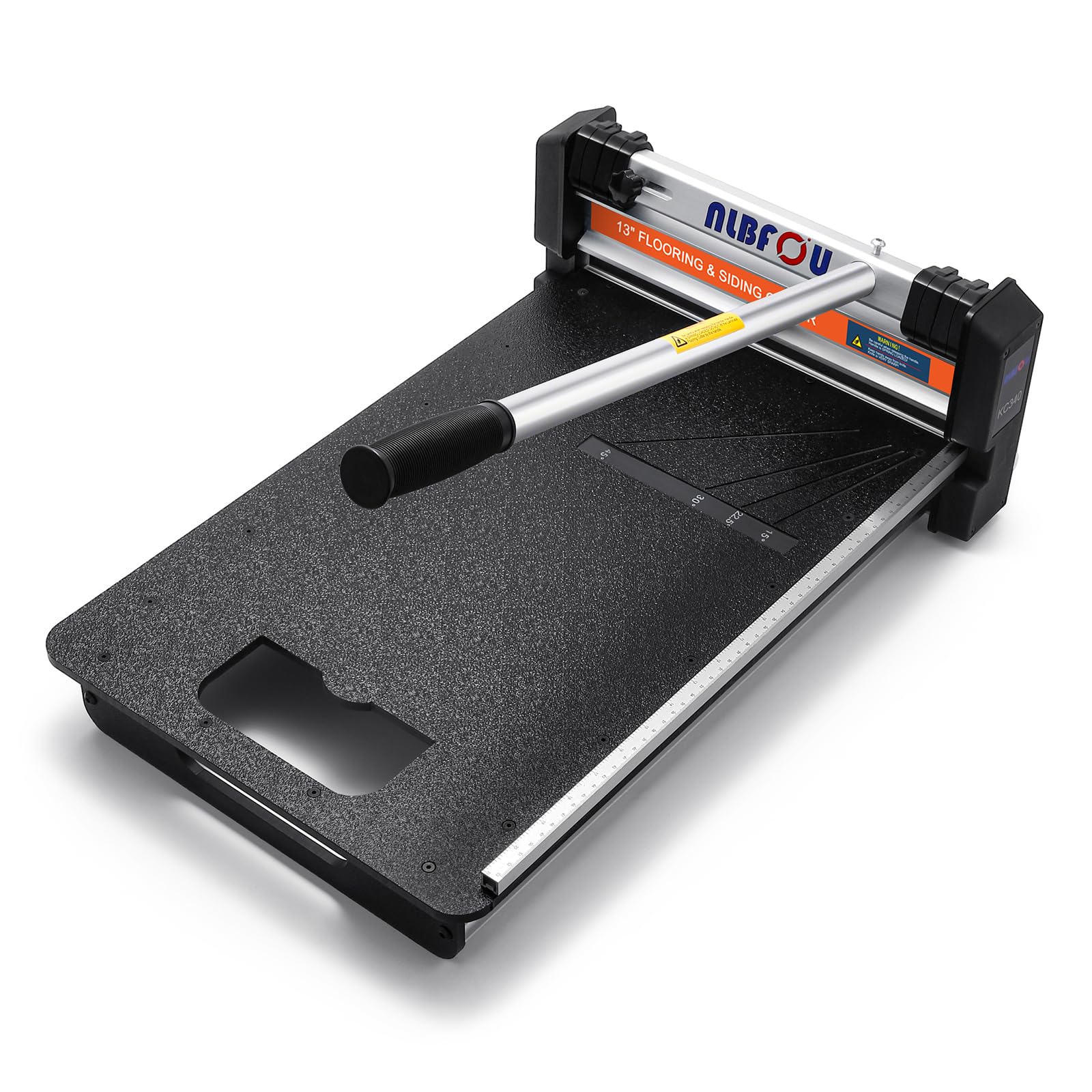 NLBFOU Cortador de suelo laminado de 13 pulgadas, corta tablones de vinilo, laminado, revestimiento, piso de goma, VCT, LVT, SPC, PVC, LVP, WPC y más