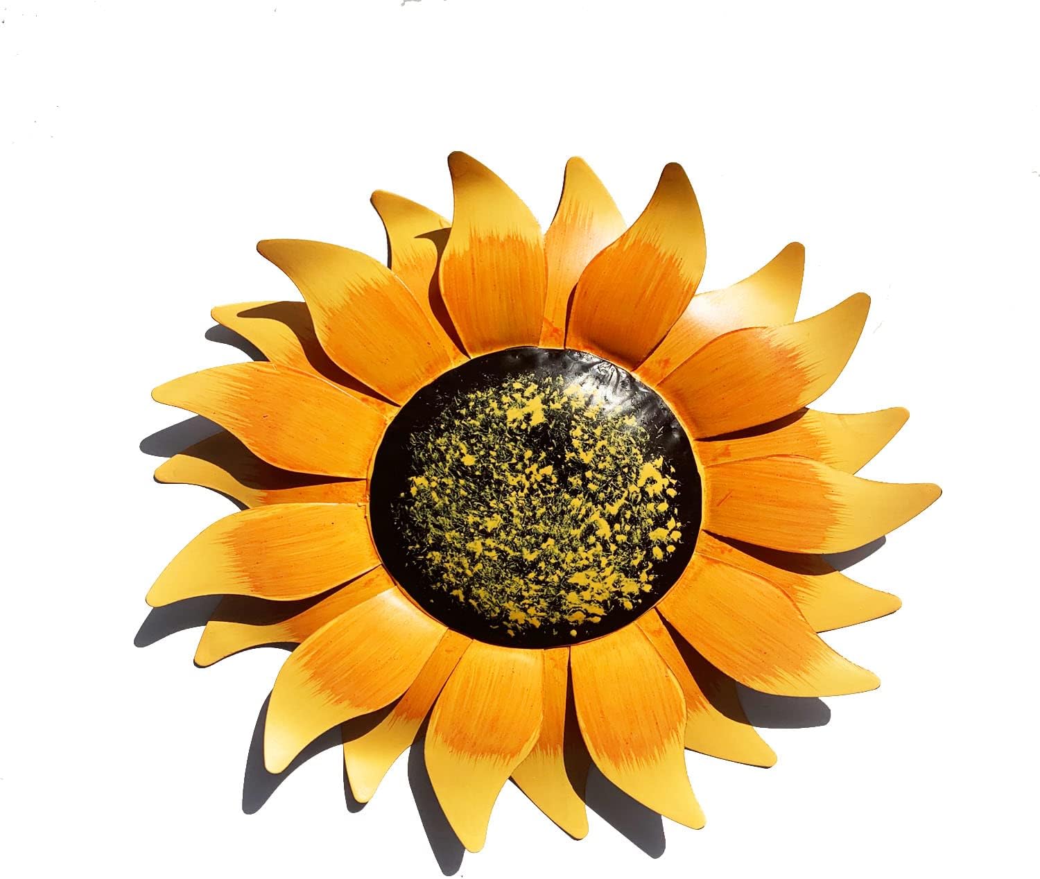 Vintage Metal Sunflower Garden Stake,32 Inches, 2 Pack Planter Stand for Home and Outdoor Decor, Garden Yard Lawn Patio Decor Sunflower Decoration Outdoor