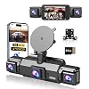 كاميرا تابلوه أمامية وخلفية برؤية من 4 زوايا بـ360 درجة مع نظام تحديد المواقع GPS وواي فاي شبكة الجيل الخامس 5G، عدسة بزاوية واسعة 180 درجة مع و