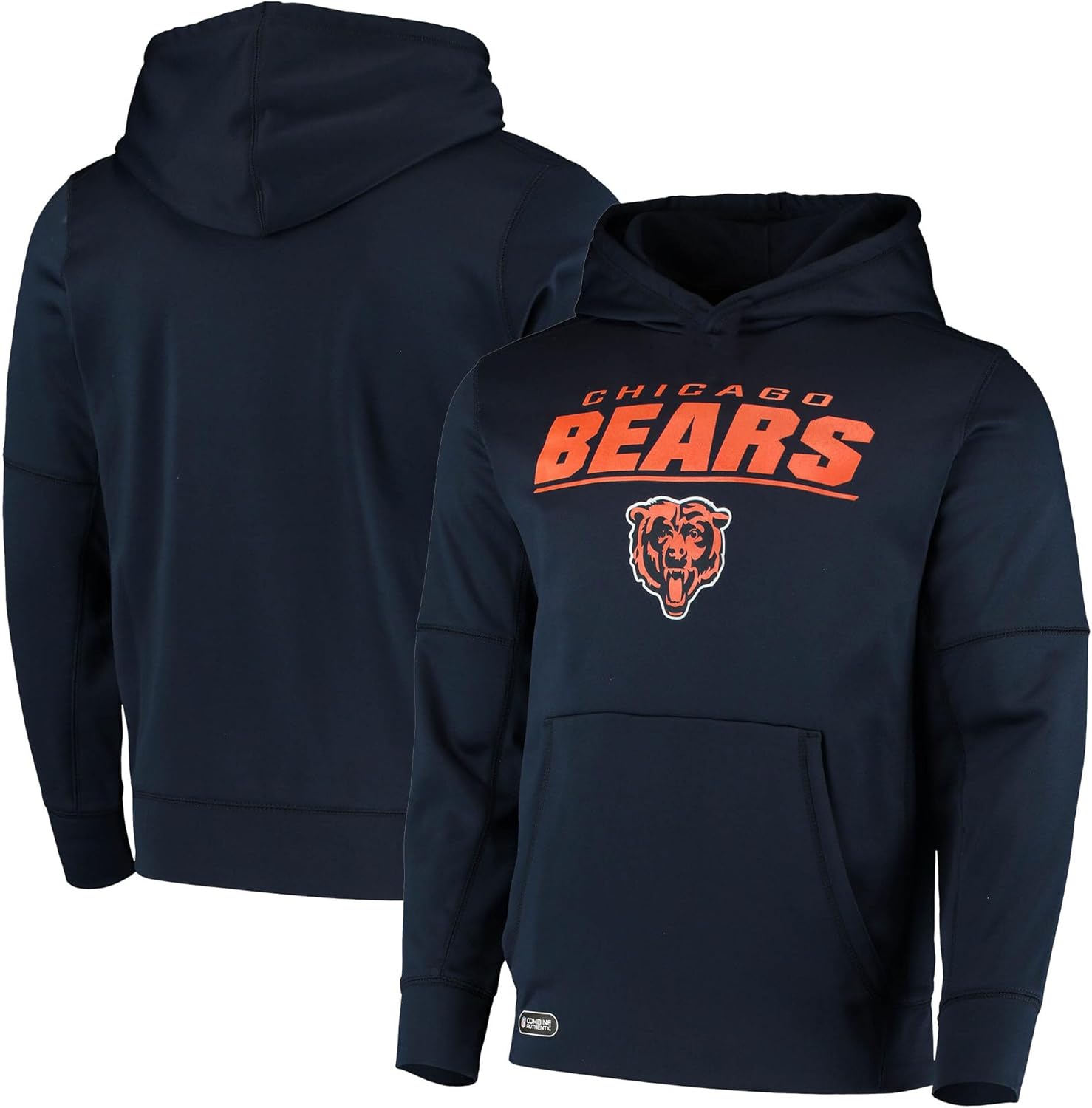 Outerstuff NFL Kids Youth 8-20 Official Team Color Stated Football Game Performance Primary Logo Pullover Hoodie