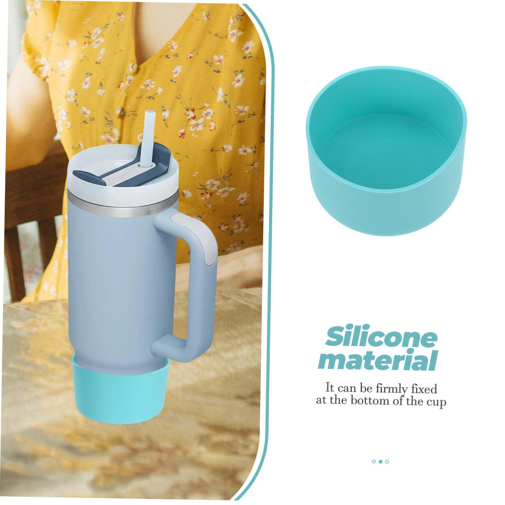 20 Piezas De Funda De Silicona Para Botella De Agua Funda De Botella De Silicona Bota De Para a De Agua Protector De Fondo De a De Cubierta De