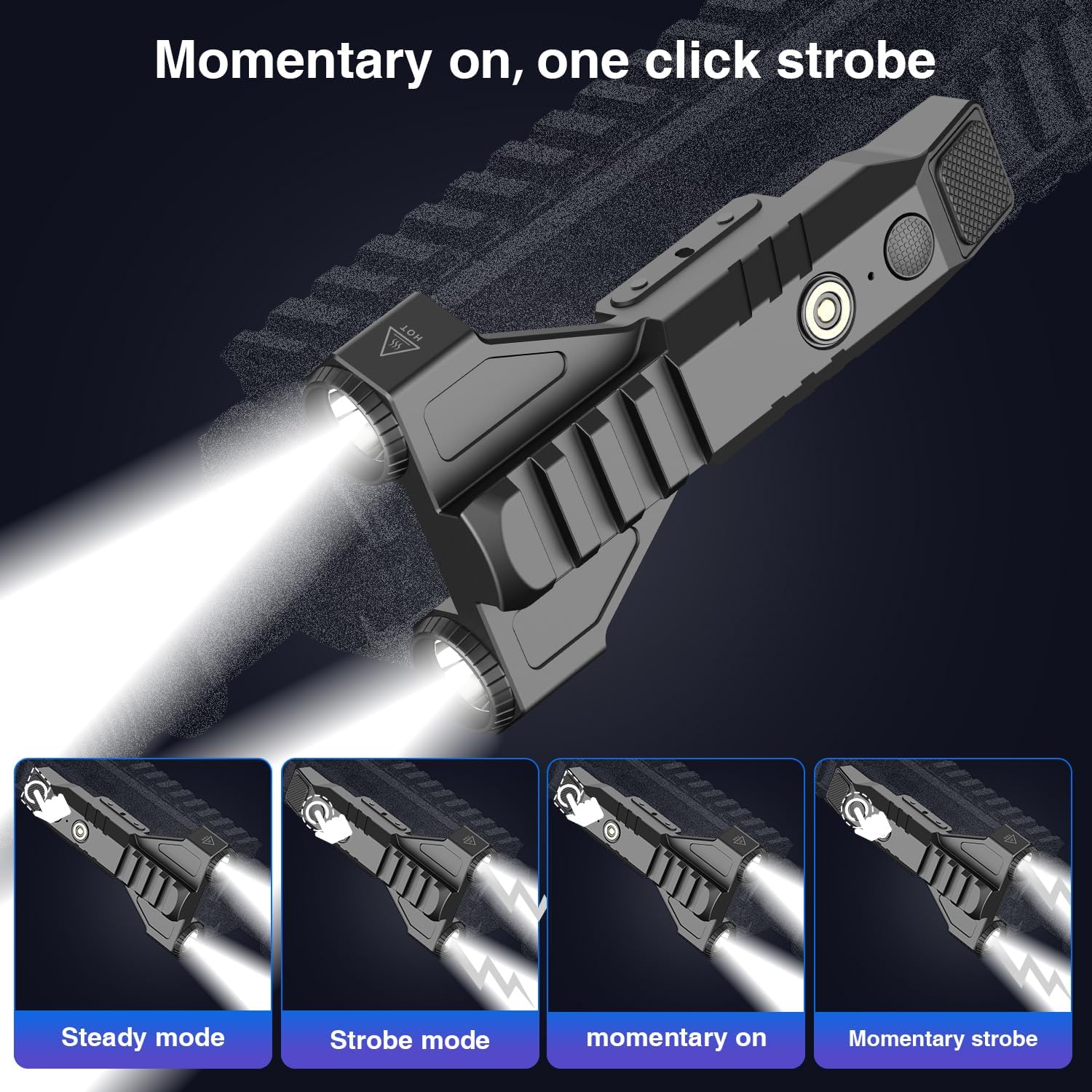 DARKFANG Tactical Flashlight Bundle