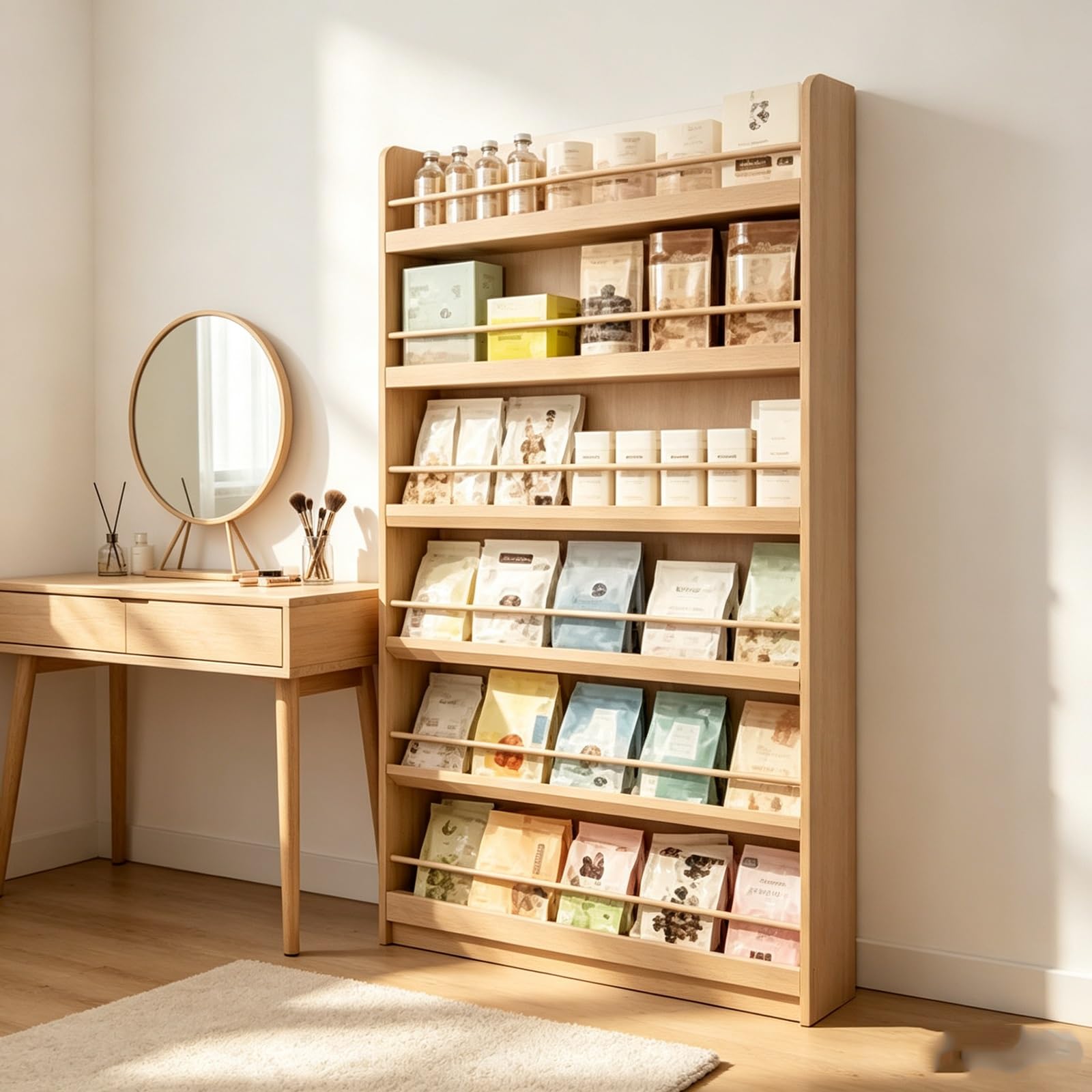 LCNDKF Slanted Household Display Rack