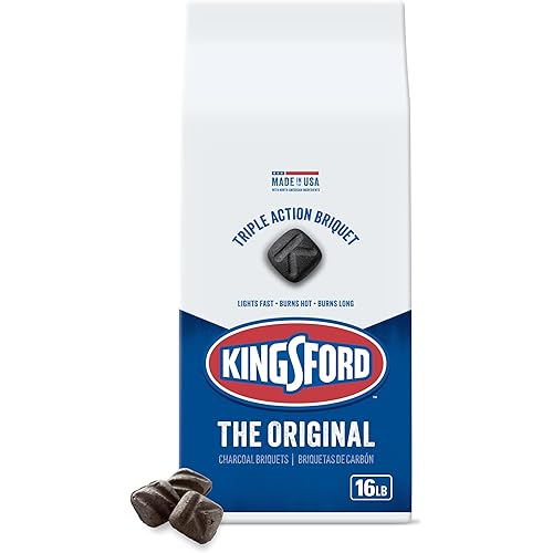 Kingsford Original Charcoal Briquettes, BBQ Charcoal for Grilling, 16 Pounds (Package May Vary)