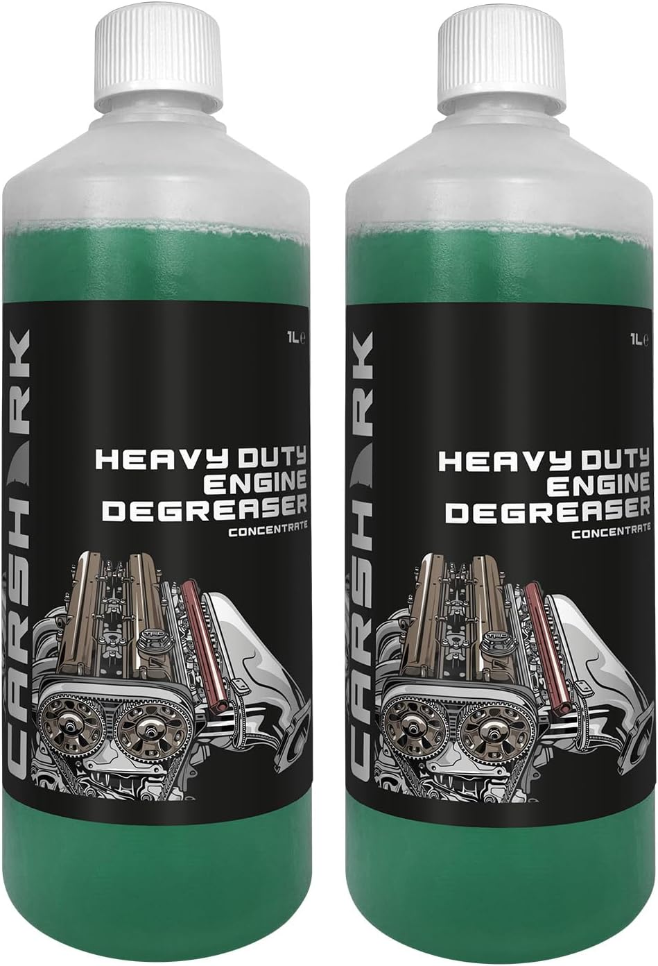 Engine Degreaser 2 x 1 Litre Concentrate, Heavy Duty Formula, Use on All Engines