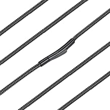 ChainsHouse 2MM Snake Chain Necklace for Men, 14K Gold/Black/Stainless Steel Simple Chains for Pendants or Solo Wear, Hypoallergenic Mens Jewelry Gift for Father, 16"-30" Length