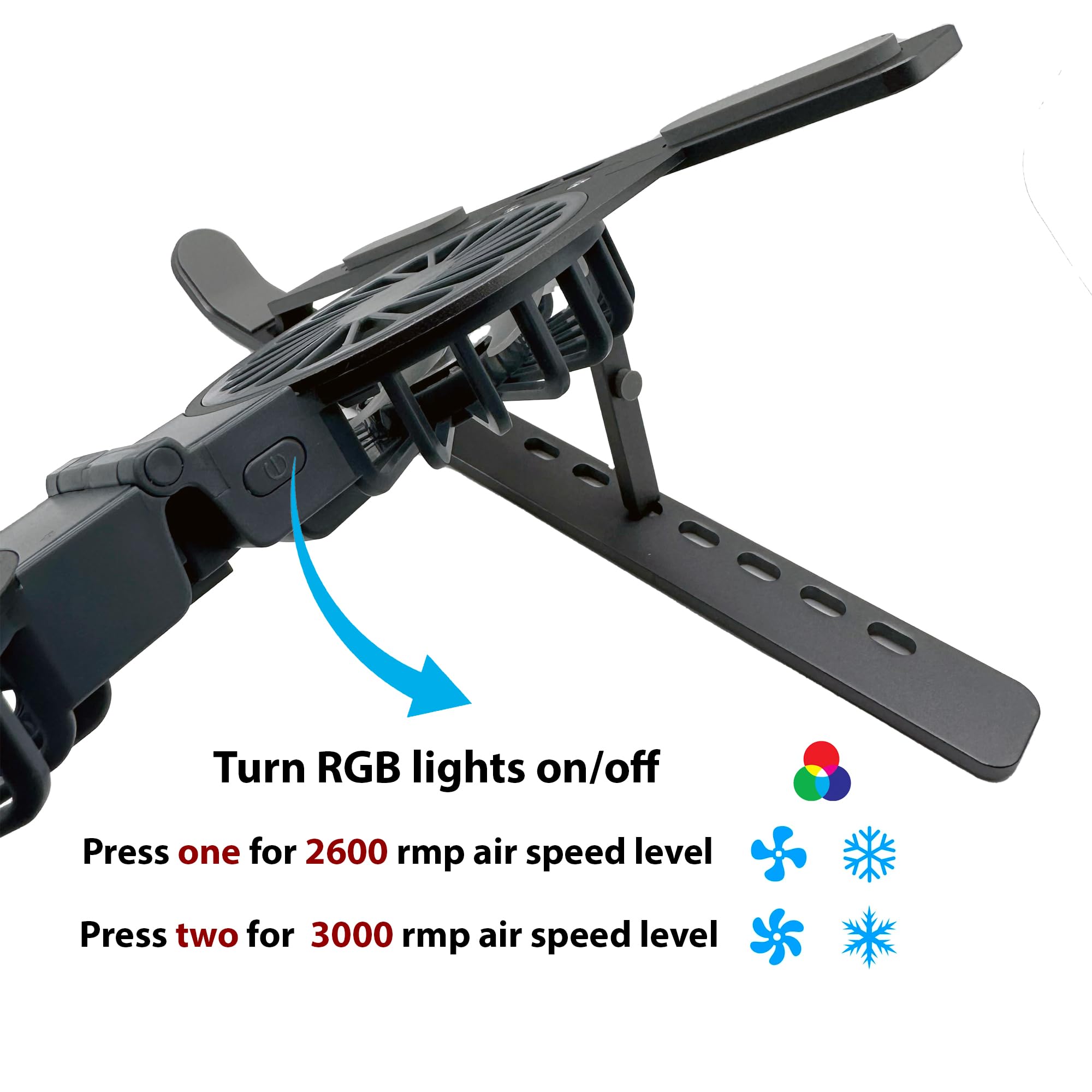 Urmust Supporto per laptop per scrivania con base girevole a 360 gradi, compatibile con tutti i laptop da 10 a 16 pollici