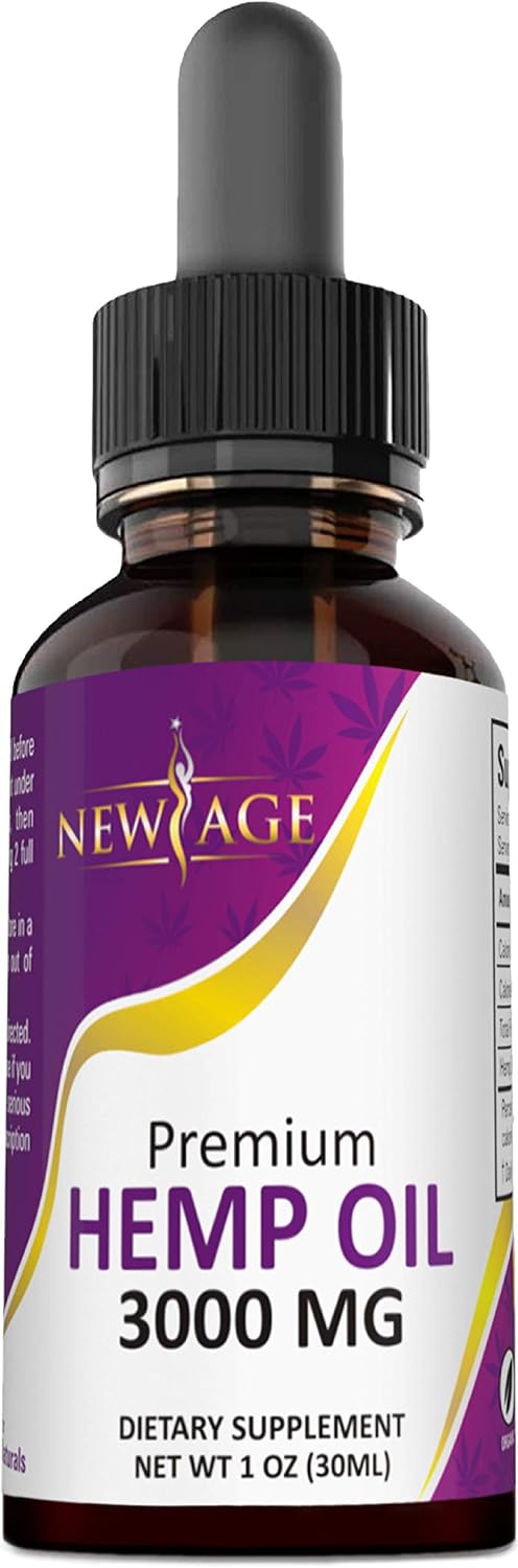 Hemp Oil 3000mg by New Age - Made in The USA