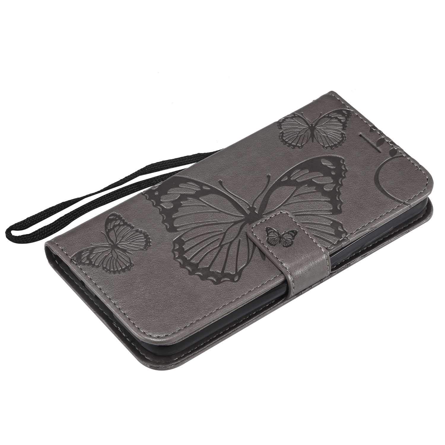 Custodia Portafoglio In Pelle PU Con Chiusura Magnetica Per Huawei Y5 2018 / Honor 7S - Funzione Stand, Colore DT Gold