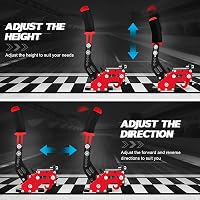 aikeec USB Handbrake 64Bit PC szimulátor fékkar Logitech G25 G27 G29 G920 G923 Thrustmaster T300 kompatibilis piros 2