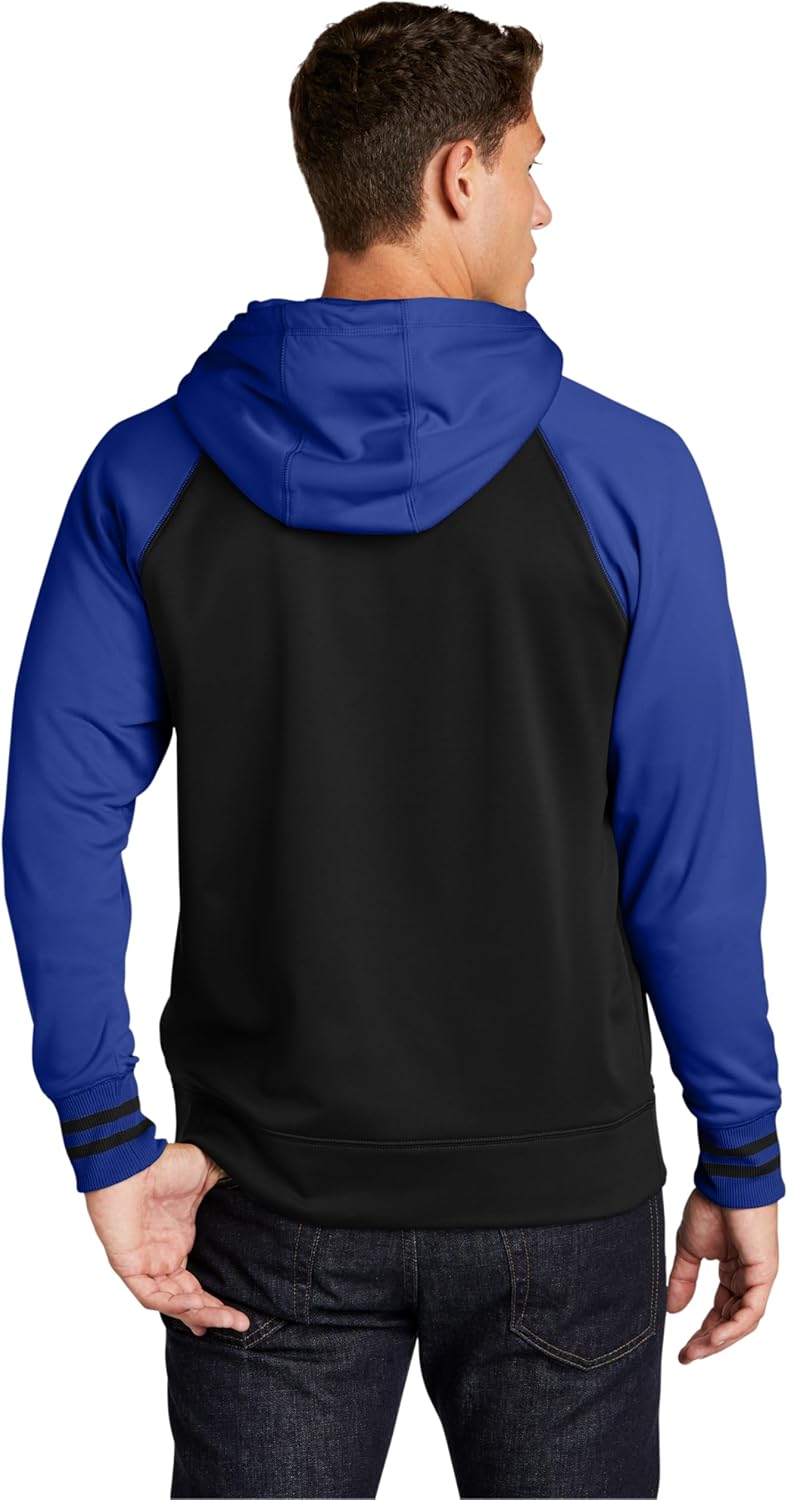 Sport-Tek?ST236 Sport Wick?Varsity Fleece Full Zip Hooded Jacket - Image 3