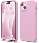 elago Compatible with iPhone 15 Plus Case, Liquid Silicone Case, Full Body Protective Cover, Shockproof, Slim Phone Case, Anti-Scratch Soft Microfiber Lining, 6.7 inch (Stone)