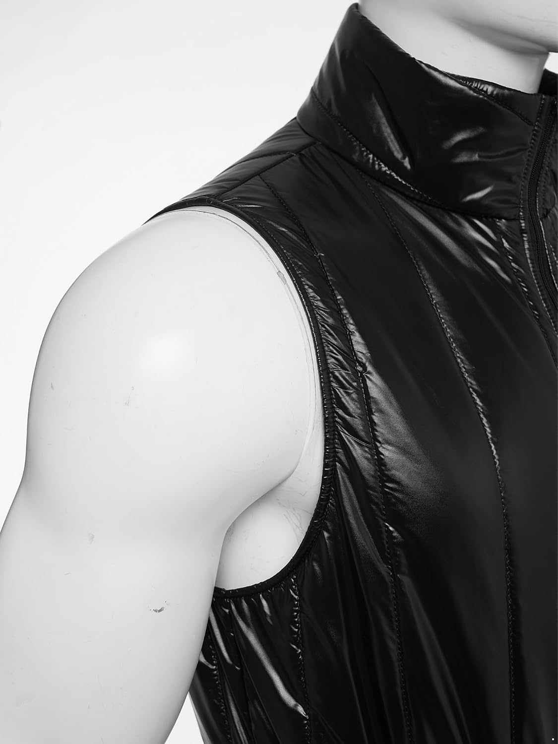 ranrann Plastic Padding Bodysuit Waterproof Puffer for Men