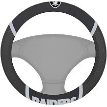 FANMATS NFL Unisex-Adult Embroidered Steering Wheel Cover