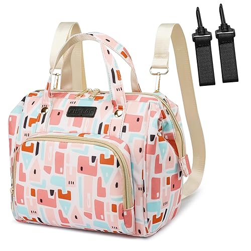 Miniatura 7 de Mochila Pequeña para Pañales Bolsa de Pañales Tipo Tote, Impermeable Multifunción Mini Bolsas de Maternidad Tipo Tote Mochilas de Viaje con Caqui1