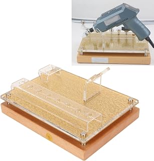 Storage Stand Placer Storage Desk for Fascial Gun Bonesetting Gun Spine Massager, Electric Massager Display Stand Base, Massager Base Holder Stand Massager Gun Base Holder