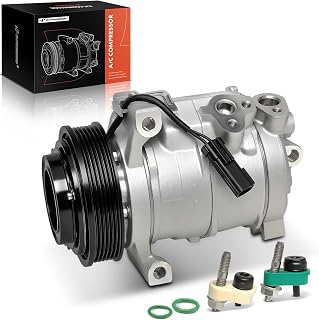 Air Conditioner AC Compressor with Clutch Compatible with Jeep Grand Cherokee 2011-2021 & Dodge Charger 2011-2013, Durango 2011-2015, Challenger & Chrysler 300 - V8 Engine Only