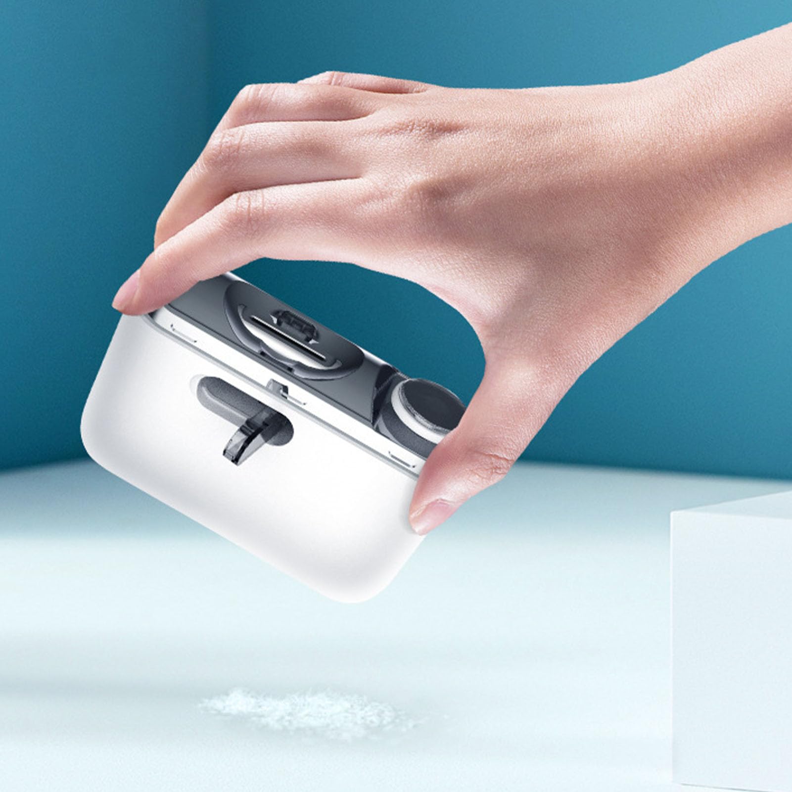 Electric Nail Clipper, Electric Nail Trimmer with Polisher and Led Light, Portable Electric Nail, USB Rechargeability, Electric Automatic Nail Clipper for Adults, Babies and Senior