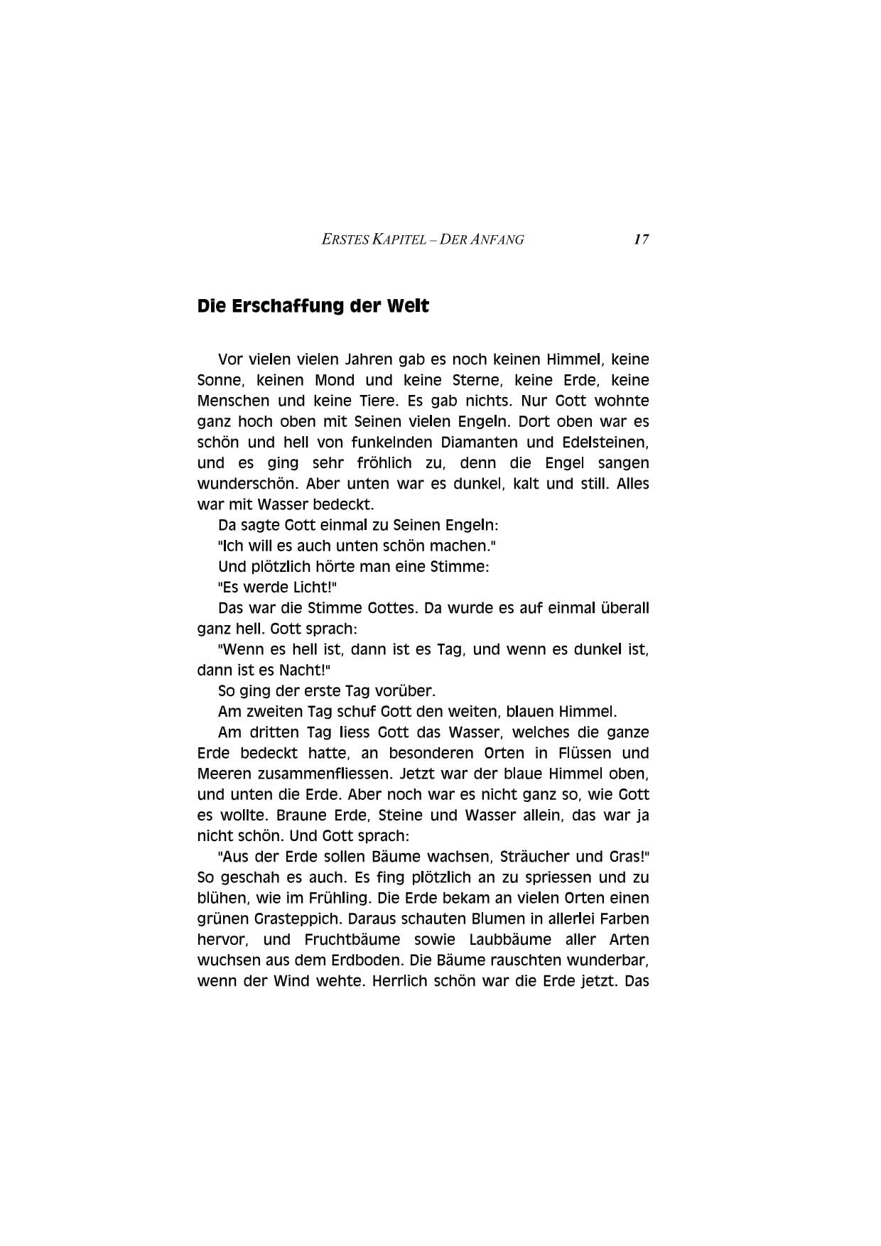 Die Bibel für Kinder erzählt
