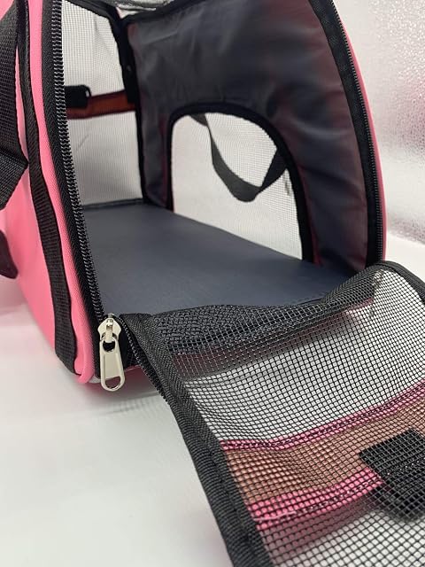 Foto 5 de 6 de TIYOLAT Bolsa de Transporte para Mascotas, Bolsas de Lona aprobadas por aerolíneas