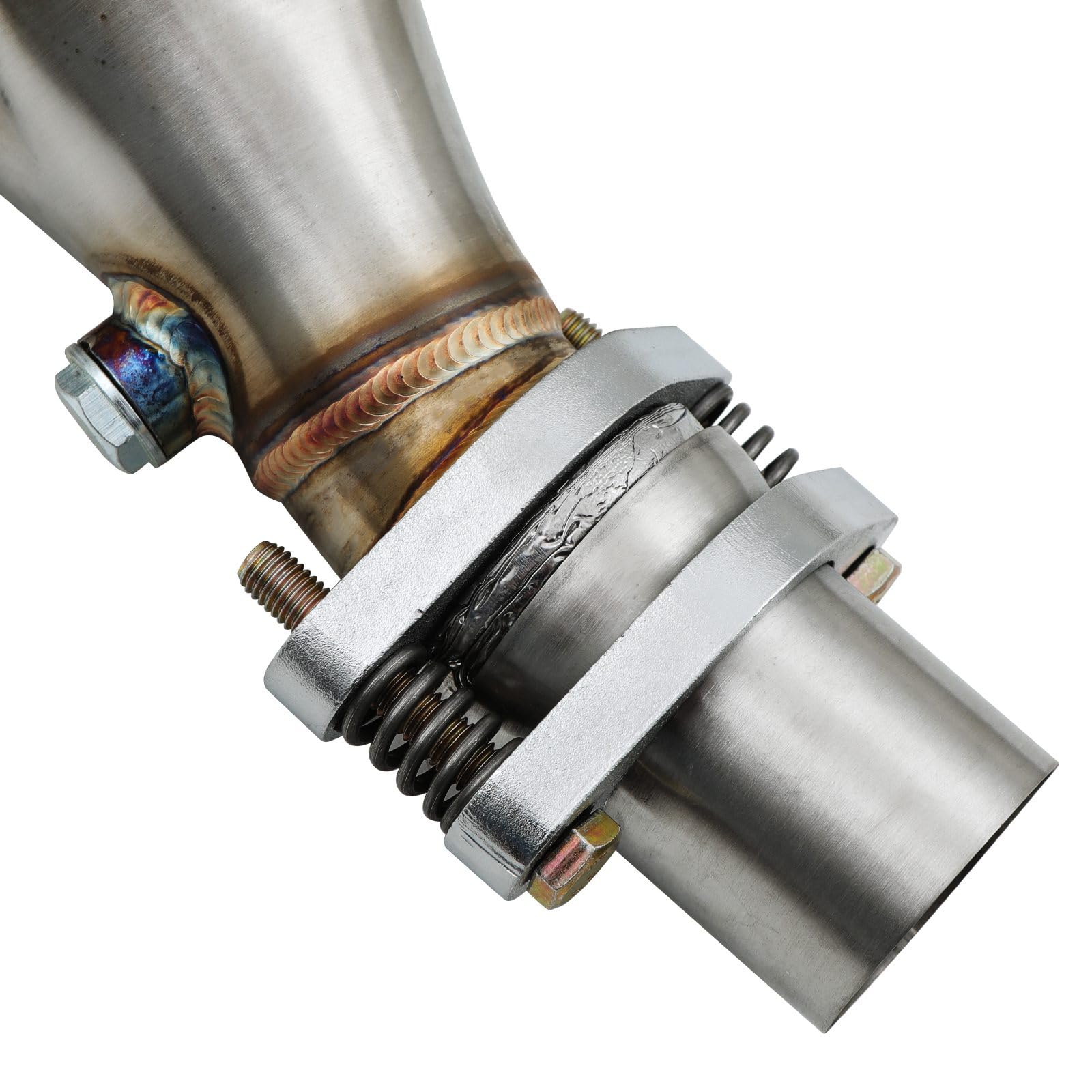 Colector de escape de 2.25 pulgadas compatible con Peugeot 206 GTI 2l 16V 1998-2010 kit de colector de escape inoxidable